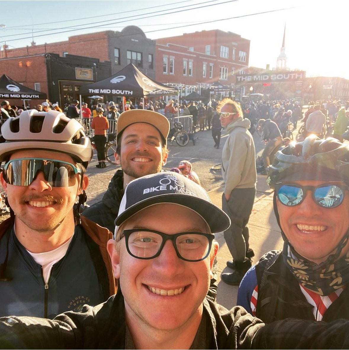 Bandits riders at an event